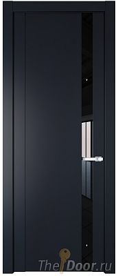 Дверь Profil Doors 1.2P цвет Нэви Блу стекло Lacobel Черный Лак Дверь Profil Doors 1.2P цвет Нэви Блу стекло Lacobel Черный Лак