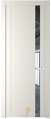 Дверь Profil Doors 1.2P цвет Перламутровый Белый стекло Зеркало