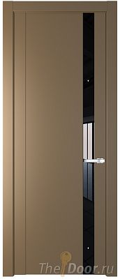 Дверь Profil Doors 1.2P цвет Перламутровый Золото стекло Lacobel Черный Лак Дверь Profil Doors 1.2P цвет Перламутровый Золото стекло Lacobel Черный Лак