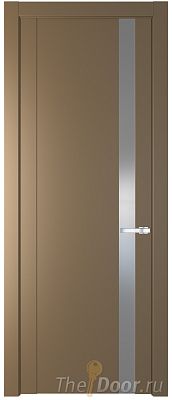 Дверь Profil Doors 1.2P цвет Перламутровый Золото стекло Lacobel Серебрянный Лак