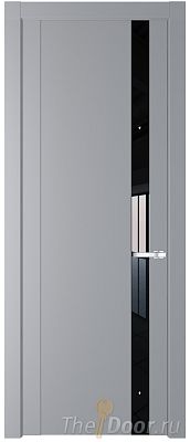 Дверь Profil Doors 1.2P цвет Смоки стекло Lacobel Черный Лак
