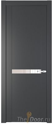 Дверь Profil Doors 1.4P цвет Графит стекло Lacobel Перламутровый Лак Дверь Profil Doors 1.4P цвет Графит стекло Lacobel Перламутровый Лак