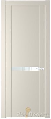 Дверь Profil Doors 1.4P цвет Кремовая Магнолия стекло Lacobel Белый Лак Дверь Profil Doors 1.4P цвет Кремовая Магнолия стекло Lacobel Белый Лак