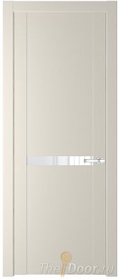 Дверь Profil Doors 1.4P цвет Кремовая Магнолия стекло Lacobel лак Классик Дверь Profil Doors 1.4P цвет Кремовая Магнолия стекло Lacobel лак Классик