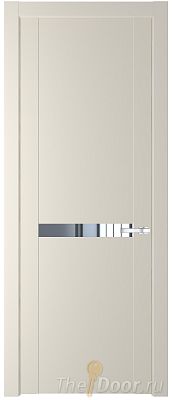 Дверь Profil Doors 1.4P цвет Кремовая Магнолия стекло Зеркало Дверь Profil Doors 1.4P цвет Кремовая Магнолия стекло Зеркало