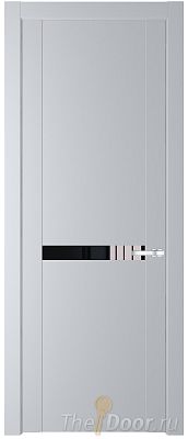 Дверь Profil Doors 1.4P цвет Лайт Грей стекло Lacobel Черный Лак Дверь Profil Doors 1.4P цвет Лайт Грей стекло Lacobel Черный Лак