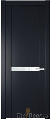 Дверь Profil Doors 1.4P цвет Нэви Блу стекло Lacobel Белый Лак Дверь Profil Doors 1.4P цвет Нэви Блу стекло Lacobel Белый Лак