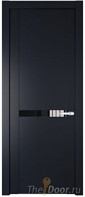 Дверь Profil Doors 1.4P цвет Нэви Блу стекло Lacobel Черный Лак Дверь Profil Doors 1.4P цвет Нэви Блу стекло Lacobel Черный Лак