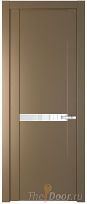 Дверь Profil Doors 1.4P цвет Перламутровый Золото стекло Lacobel Белый Лак Дверь Profil Doors 1.4P цвет Перламутровый Золото стекло Lacobel Белый Лак