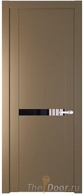 Дверь Profil Doors 1.4P цвет Перламутровый Золото стекло Lacobel Черный Лак Дверь Profil Doors 1.4P цвет Перламутровый Золото стекло Lacobel Черный Лак