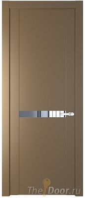 Дверь Profil Doors 1.4P цвет Перламутровый Золото стекло Зеркало Дверь Profil Doors 1.4P цвет Перламутровый Золото стекло Зеркало