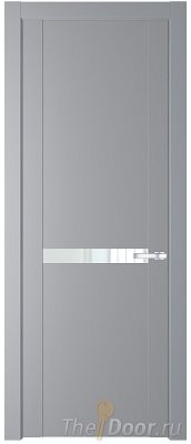 Дверь Profil Doors 1.4P цвет Смоки стекло Lacobel Белый Лак Дверь Profil Doors 1.4P цвет Смоки стекло Lacobel Белый Лак