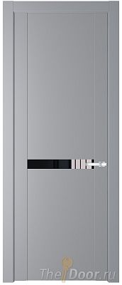 Дверь Profil Doors 1.4P цвет Смоки стекло Lacobel Черный Лак Дверь Profil Doors 1.4P цвет Смоки стекло Lacobel Черный Лак