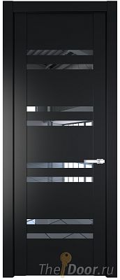 Дверь Profil Doors 1.6P цвет Блэк стекло Прозрачное