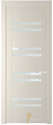 Дверь Profil Doors 1.6P цвет Кремовая Магнолия стекло Триплекс Белый Дверь Profil Doors 1.6P цвет Кремовая Магнолия стекло Триплекс Белый
