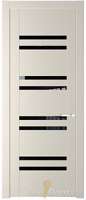 Дверь Profil Doors 1.6P цвет Кремовая Магнолия стекло Триплекс Черный Дверь Profil Doors 1.6P цвет Кремовая Магнолия стекло Триплекс Черный