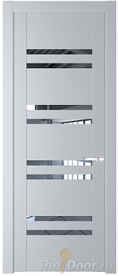 Дверь Profil Doors 1.6P цвет Лайт Грей стекло Прозрачное