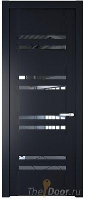 Дверь Profil Doors 1.6P цвет Нэви Блу стекло Прозрачное
