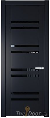 Дверь Profil Doors 1.6P цвет Нэви Блу стекло Триплекс Черный Дверь Profil Doors 1.6P цвет Нэви Блу стекло Триплекс Черный
