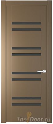 Дверь Profil Doors 1.6P цвет Перламутровый Золото стекло Графит