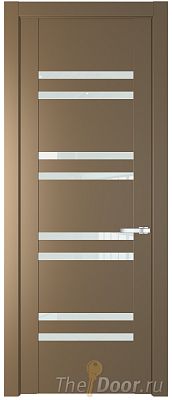 Дверь Profil Doors 1.6P цвет Перламутровый Золото стекло Триплекс Белый Дверь Profil Doors 1.6P цвет Перламутровый Золото стекло Триплекс Белый