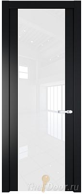 Дверь Profil Doors 1.7P цвет Блэк стекло Lacobel лак Классик Дверь Profil Doors 1.7P цвет Блэк стекло Lacobel лак Классик