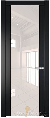 Дверь Profil Doors 1.7P цвет Блэк стекло Lacobel Перламутровый Лак Дверь Profil Doors 1.7P цвет Блэк стекло Lacobel Перламутровый Лак