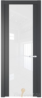 Дверь Profil Doors 1.7P цвет Графит стекло Lacobel лак Классик Дверь Profil Doors 1.7P цвет Графит стекло Lacobel лак Классик