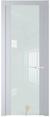 Дверь Profil Doors 1.7P цвет Лайт Грей стекло Lacobel Белый Лак Дверь Profil Doors 1.7P цвет Лайт Грей стекло Lacobel Белый Лак
