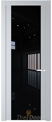 Дверь Profil Doors 1.7P цвет Лайт Грей стекло Lacobel Черный Лак Дверь Profil Doors 1.7P цвет Лайт Грей стекло Lacobel Черный Лак