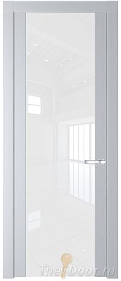 Дверь Profil Doors 1.7P цвет Лайт Грей стекло Lacobel лак Классик Дверь Profil Doors 1.7P цвет Лайт Грей стекло Lacobel лак Классик