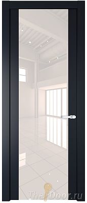 Дверь Profil Doors 1.7P цвет Нэви Блу стекло Lacobel Перламутровый Лак Дверь Profil Doors 1.7P цвет Нэви Блу стекло Lacobel Перламутровый Лак