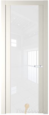 Дверь Profil Doors 1.7P цвет Перламутровый Белый стекло Lacobel лак Классик Дверь Profil Doors 1.7P цвет Перламутровый Белый стекло Lacobel лак Классик