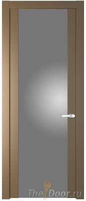 Дверь Profil Doors 1.7P цвет Перламутровый Золото стекло Lacobel Серебрянный Лак
