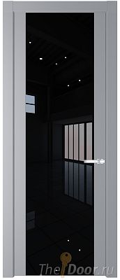 Дверь Profil Doors 1.7P цвет Смоки стекло Lacobel Черный Лак Дверь Profil Doors 1.7P цвет Смоки стекло Lacobel Черный Лак
