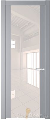 Дверь Profil Doors 1.7P цвет Смоки стекло Lacobel Перламутровый Лак Дверь Profil Doors 1.7P цвет Смоки стекло Lacobel Перламутровый Лак
