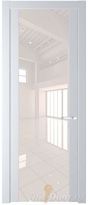 Дверь Profil Doors 1.7P цвет Вайт стекло Lacobel Перламутровый Лак