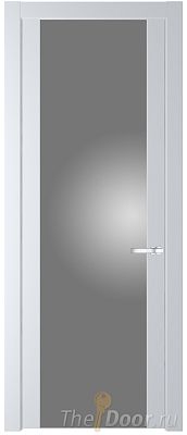 Дверь Profil Doors 1.7P цвет Вайт стекло Lacobel Серебрянный Лак