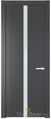 Дверь Profil Doors 1.8P цвет Графит стекло Lacobel Белый Лак Дверь Profil Doors 1.8P цвет Графит стекло Lacobel Белый Лак