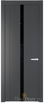 Дверь Profil Doors 1.8P цвет Графит стекло Lacobel Черный Лак Дверь Profil Doors 1.8P цвет Графит стекло Lacobel Черный Лак