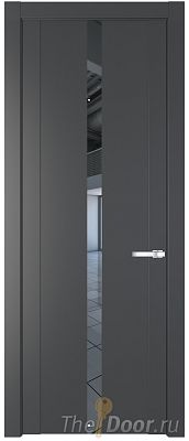 Дверь Profil Doors 1.8P цвет Графит стекло Зеркало Дверь Profil Doors 1.8P цвет Графит стекло Зеркало