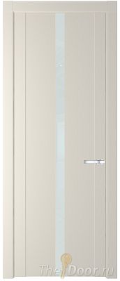 Дверь Profil Doors 1.8P цвет Кремовая Магнолия стекло Lacobel Белый Лак Дверь Profil Doors 1.8P цвет Кремовая Магнолия стекло Lacobel Белый Лак