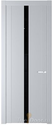 Дверь Profil Doors 1.8P цвет Лайт Грей стекло Lacobel Черный Лак Дверь Profil Doors 1.8P цвет Лайт Грей стекло Lacobel Черный Лак