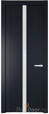 Дверь Profil Doors 1.8P цвет Нэви Блу стекло Lacobel Белый Лак Дверь Profil Doors 1.8P цвет Нэви Блу стекло Lacobel Белый Лак