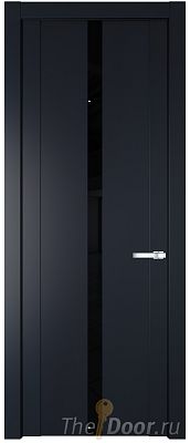 Дверь Profil Doors 1.8P цвет Нэви Блу стекло Lacobel Черный Лак Дверь Profil Doors 1.8P цвет Нэви Блу стекло Lacobel Черный Лак