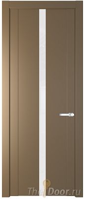 Дверь Profil Doors 1.8P цвет Перламутровый Золото стекло Lacobel лак Классик