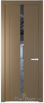 Дверь Profil Doors 1.8P цвет Перламутровый Золото стекло Зеркало Дверь Profil Doors 1.8P цвет Перламутровый Золото стекло Зеркало