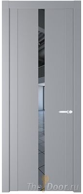 Дверь Profil Doors 1.8P цвет Смоки стекло Зеркало