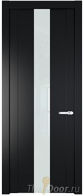 Дверь Profil Doors 1.9P цвет Блэк стекло Lacobel Белый Лак Дверь Profil Doors 1.9P цвет Блэк стекло Lacobel Белый Лак