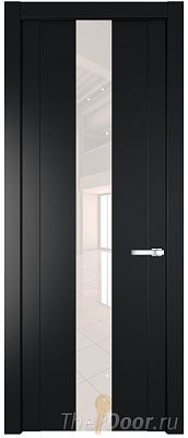 Дверь Profil Doors 1.9P цвет Блэк стекло Lacobel Перламутровый Лак Дверь Profil Doors 1.9P цвет Блэк стекло Lacobel Перламутровый Лак